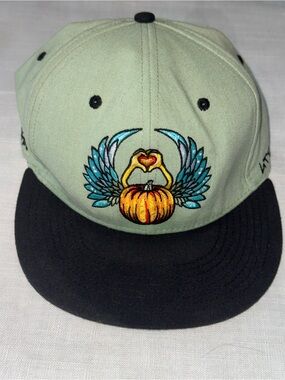Rare Collectable Grassroots hat memorial for DJ Pumpkin. Charity edition 2016
